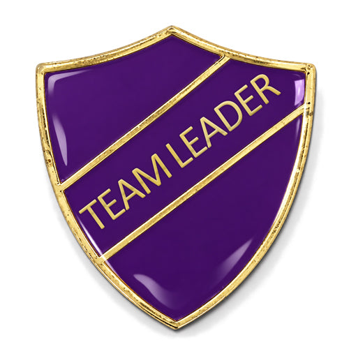 Team Leader Shield Badge – Purple
