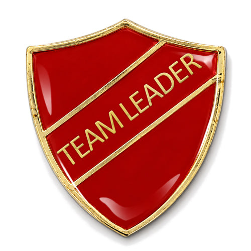 Team Leader Shield Badge – Maroon