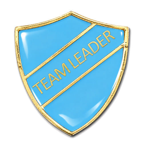 Team Leader Shield Badge – Light Blue