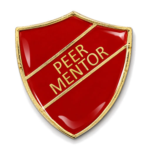 Peer Mentor Shield Badge