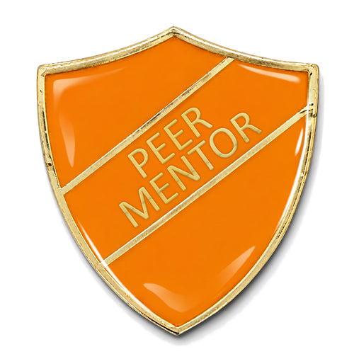 Peer Mentor Shield Badge