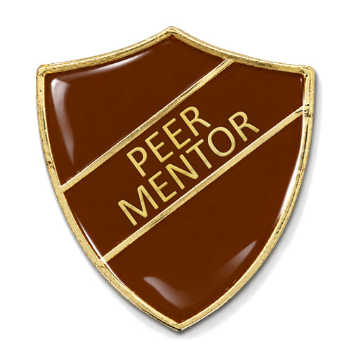 Peer Mentor Shield Badge