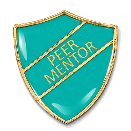 Peer Mentor Shield Badge