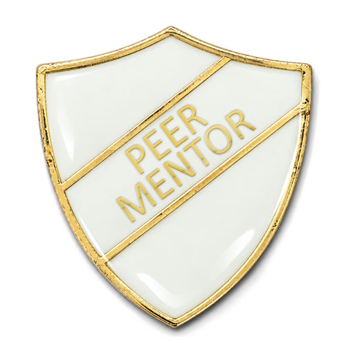 Peer Mentor Shield Badge