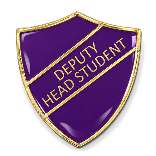 Deputy Head Student Shield Badge