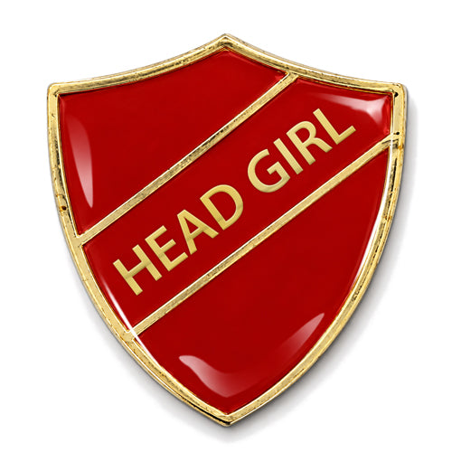 Head Girl Shield Badge