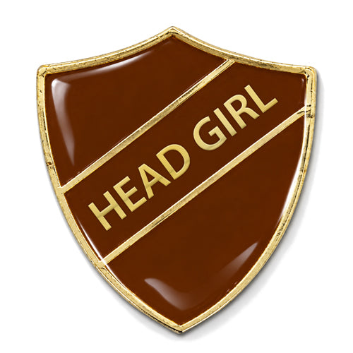 Head Girl Shield Badge