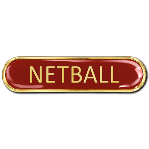 Netball Bar Badge