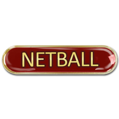 Netball Bar Badge