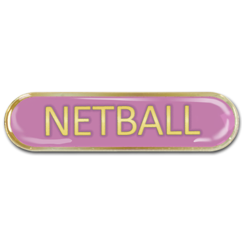 Netball Bar Badge