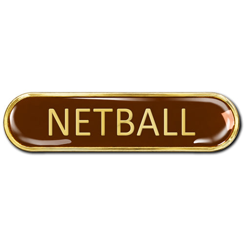 Netball Bar Badge