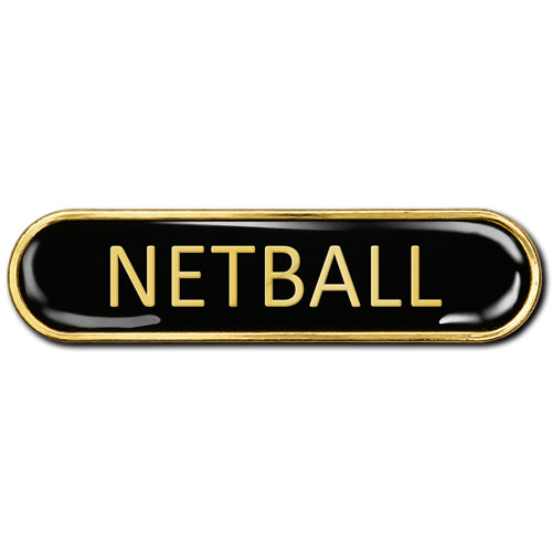 Netball Bar Badge
