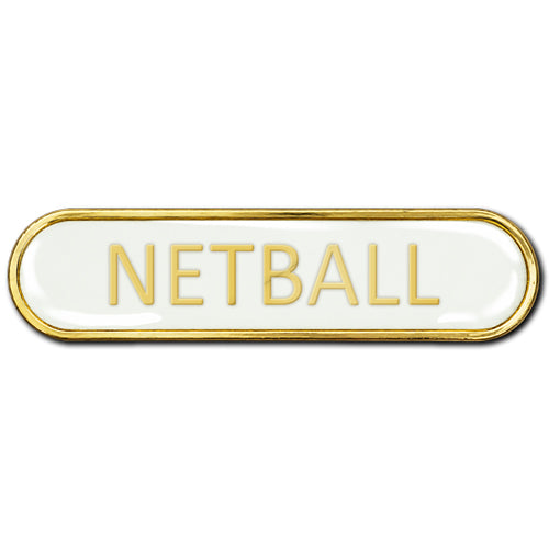 Netball Bar Badge
