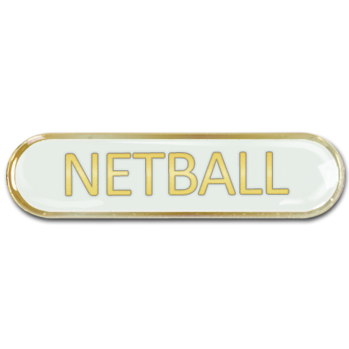 Netball Bar Badge