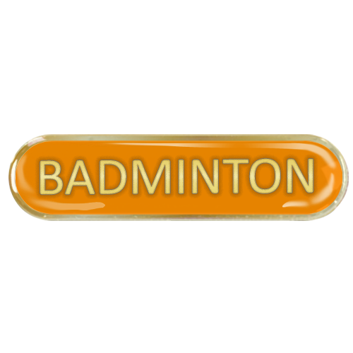 Badminton Bar Badge