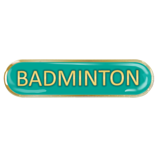 Badminton Bar Badge