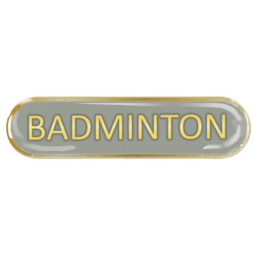 Badminton Bar Badge