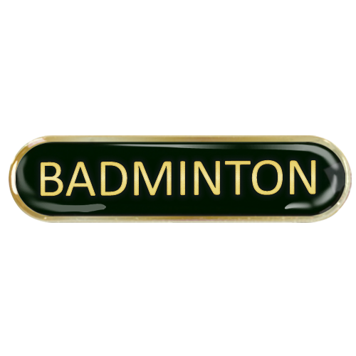 Badminton Bar Badge