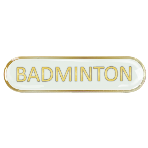 Badminton Bar Badge
