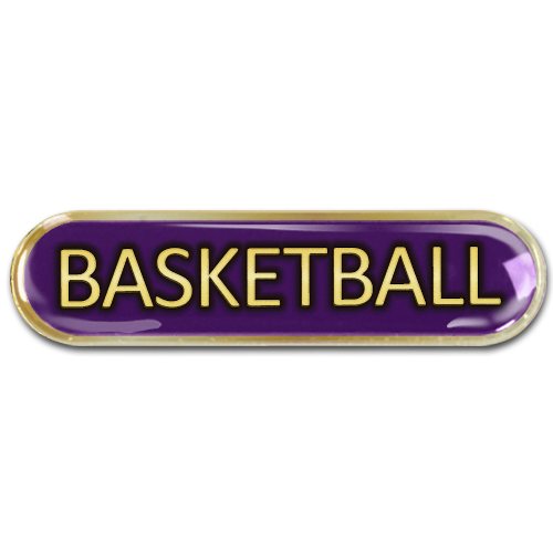 Basketball Bar Badge