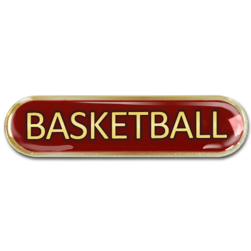Basketball Bar Badge