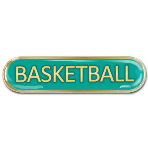 Basketball Bar Badge