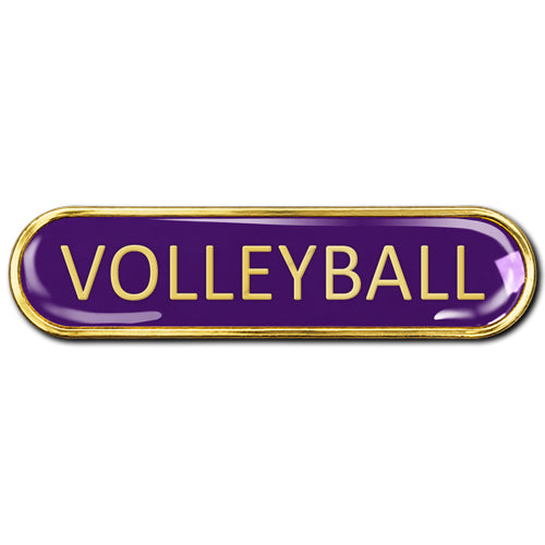 Volleyball Bar Badge