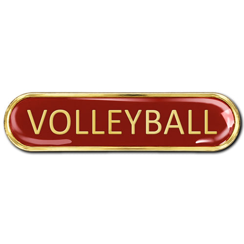 Volleyball Bar Badge