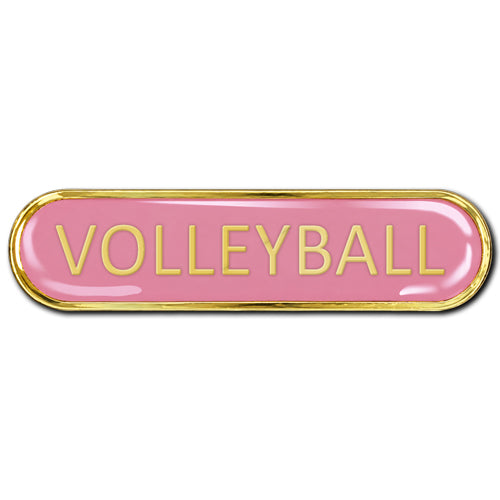 Volleyball Bar Badge
