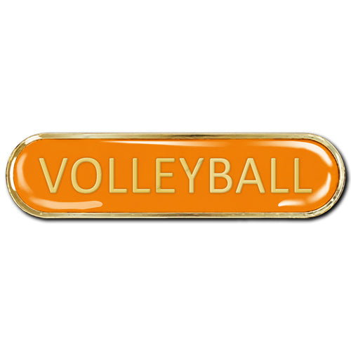 Volleyball Bar Badge