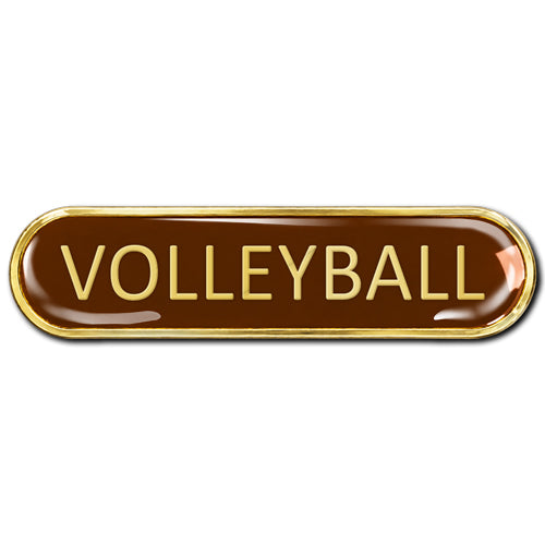 Volleyball Bar Badge