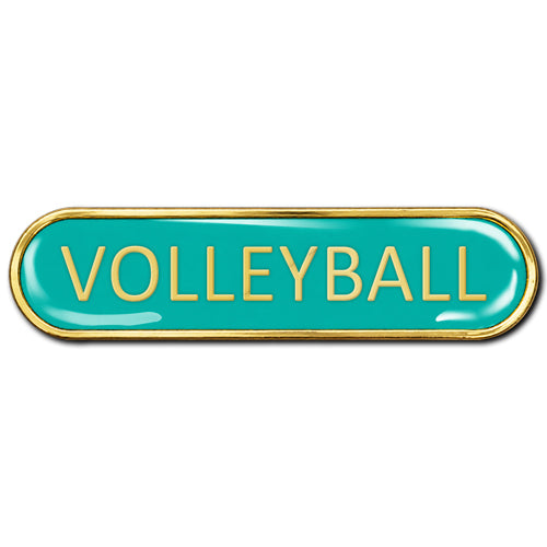 Volleyball Bar Badge