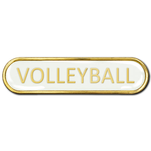Volleyball Bar Badge