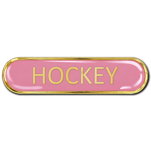 Hockey Bar Badge