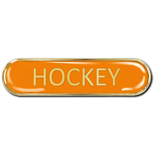 Hockey Bar Badge
