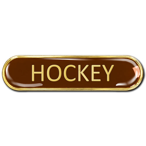 Hockey Bar Badge