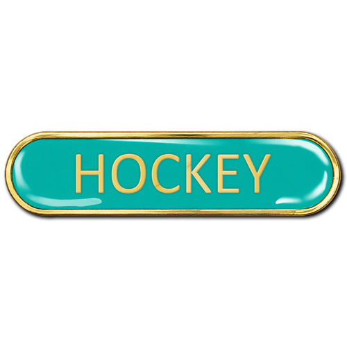 Hockey Bar Badge