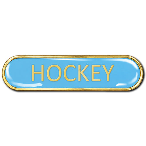 Hockey Bar Badge