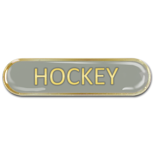 Hockey Bar Badge