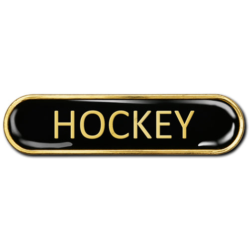 Hockey Bar Badge