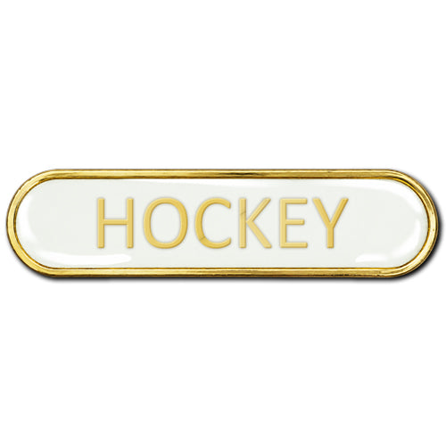 Hockey Bar Badge