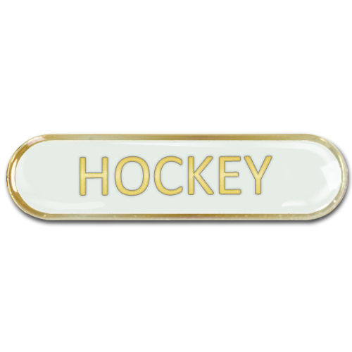 Hockey Bar Badge