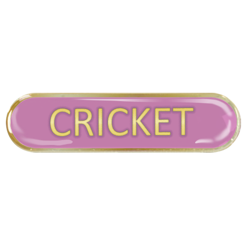 Cricket Bar Badge