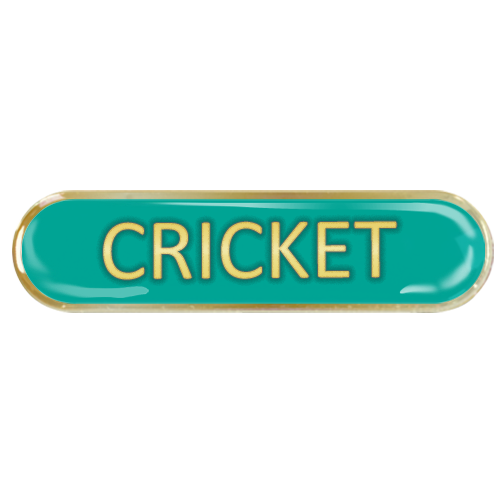 Cricket Bar Badge