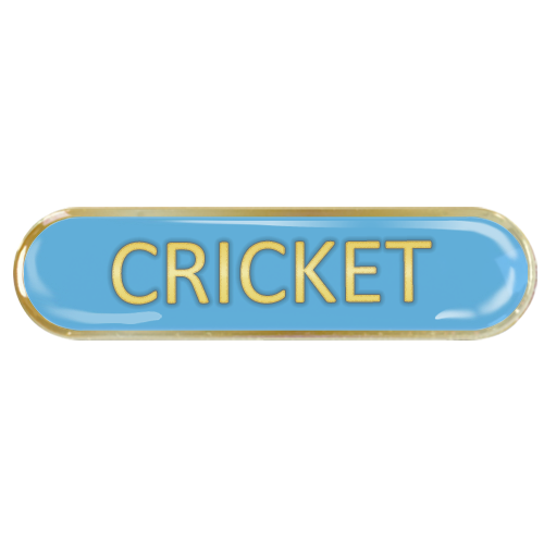 Cricket Bar Badge