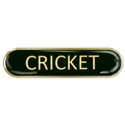 Cricket Bar Badge