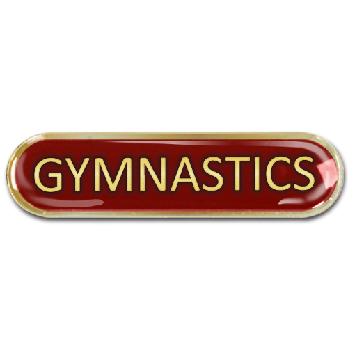 Gymnastics Bar Badge