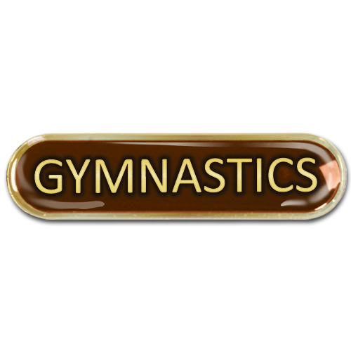 Gymnastics Bar Badge