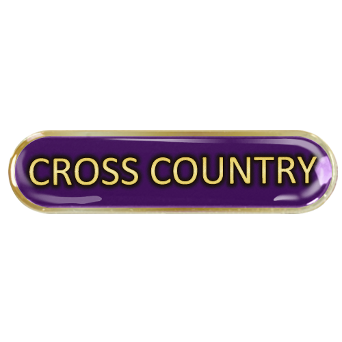 Cross Country Bar Badge