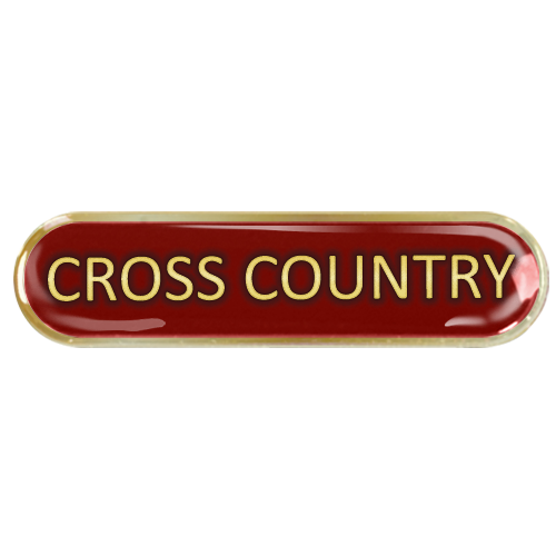 Cross Country Bar Badge